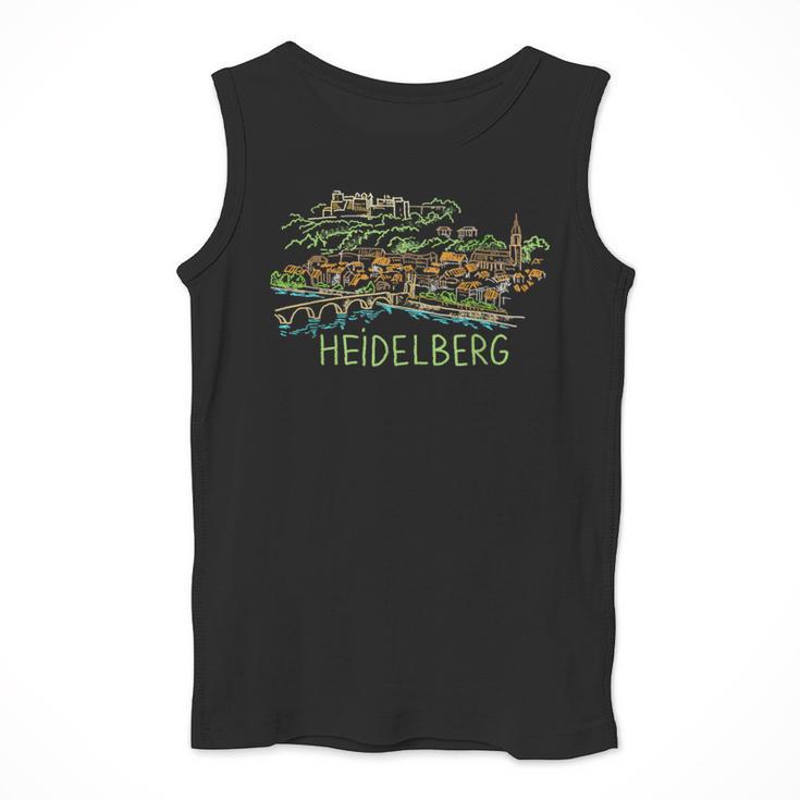 Heidelberg Germany Art Men Women Men Tank Top, funny design