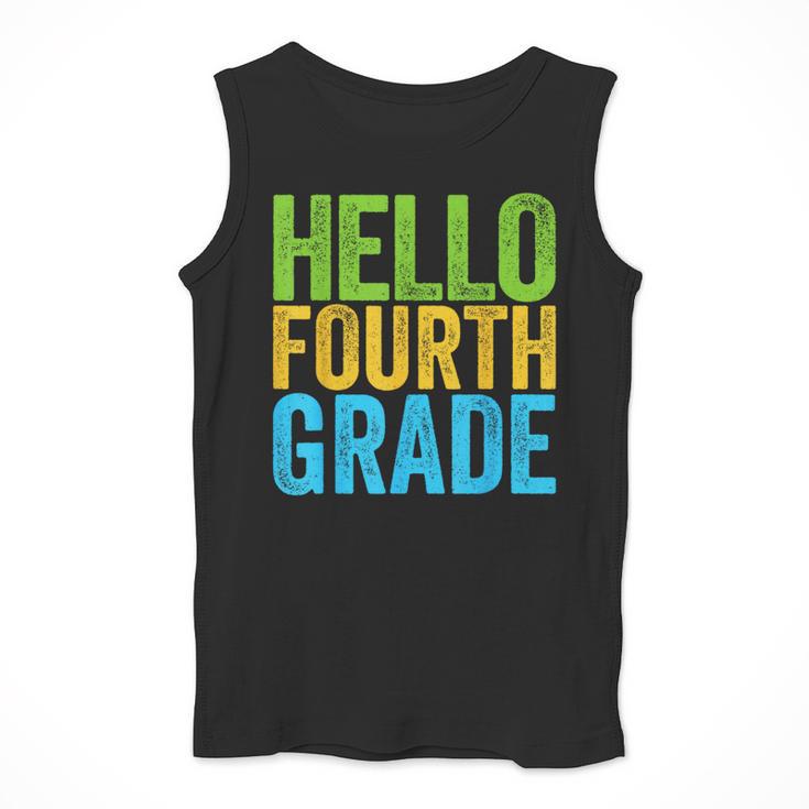 Hello Fourth Grade Shirt 4th Grade Boy Girl Student Teacher Men Tank Top, 4th Grade Teacher Gifts, funny design Hello Fourth Grade Shirt 4th Grade Boy Girl Student Teacher Men Tank Top, 4th Grade Teacher Gifts, funny design