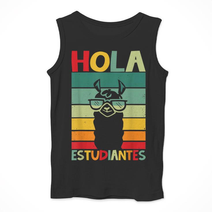 Hola Estudiantes Spanish Teacher Back To School 2025 Men Tank Top, funny design Hola Estudiantes Spanish Teacher Back To School 2025 Men Tank Top, funny design