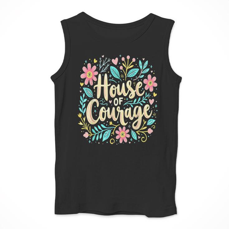 House Of Courage Flowers RCA School Teacher Student Tee Men Tank Top, funny design House Of Courage Flowers RCA School Teacher Student Tee Men Tank Top, funny design