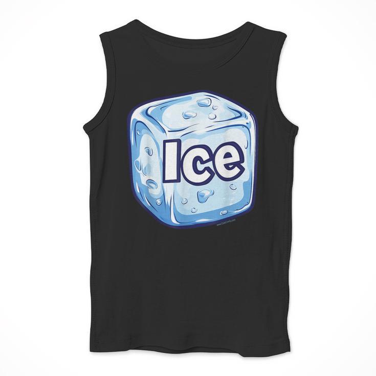 Ice Halloween Pun Costume Easy Lazy Team Group Teacher Men Tank Top, funny design