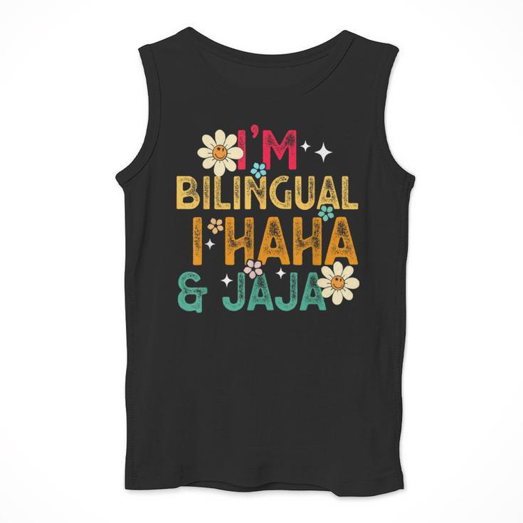 I’m Bilingual I Haha And Jaja Spanish Teacher Bilingual For Men Women Girls Kids Men Tank Top, funny design