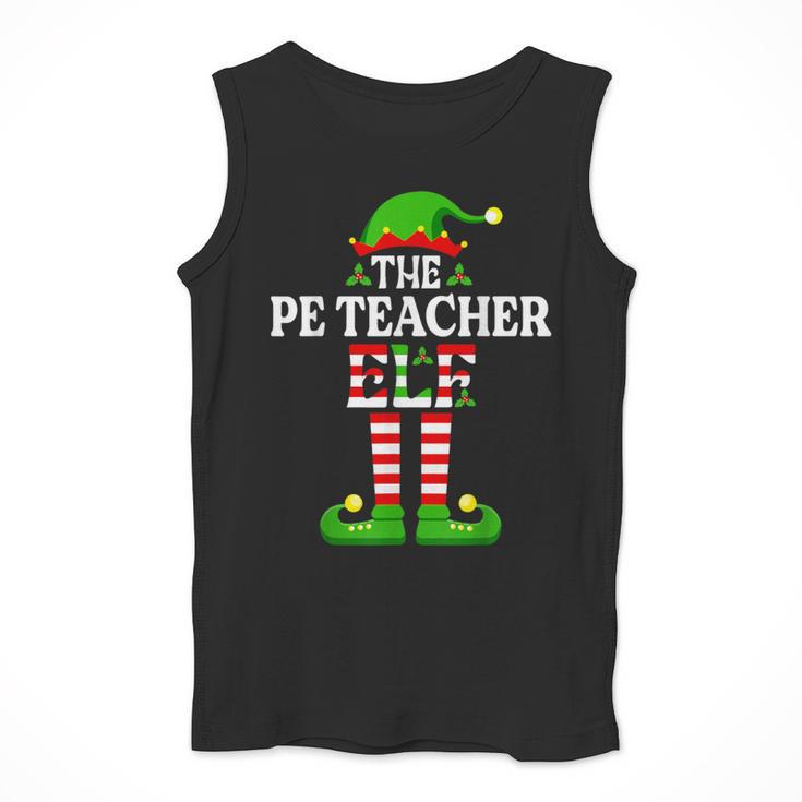 I'm The PE Teacher Elf Christmas Family Matching Men Tank Top, Pe Teacher Gifts, funny design
