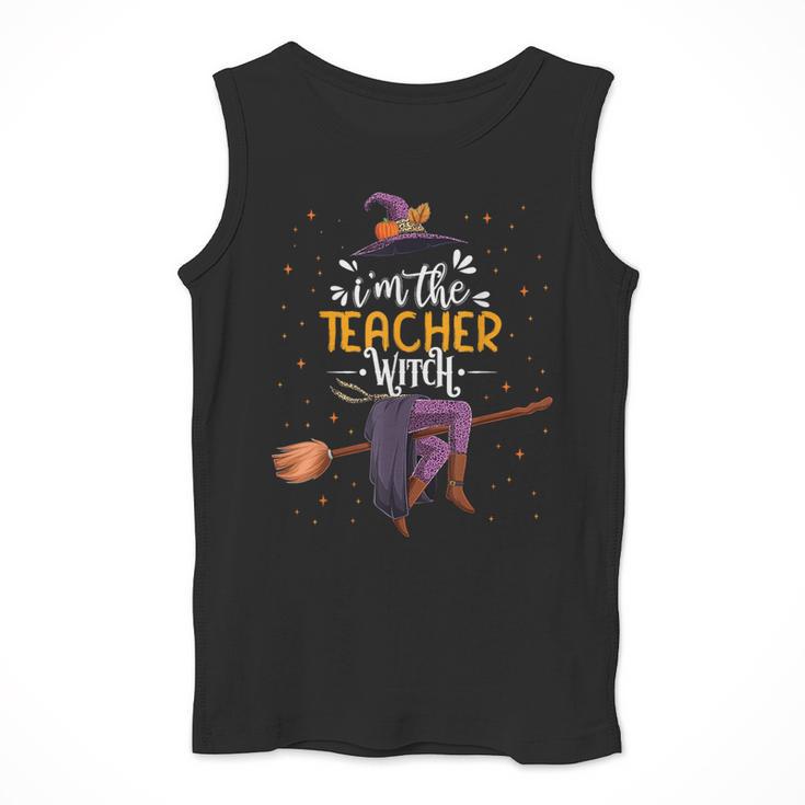 Im The Teacher Witch Halloween Matching Group Costume Men Tank Top, funny design