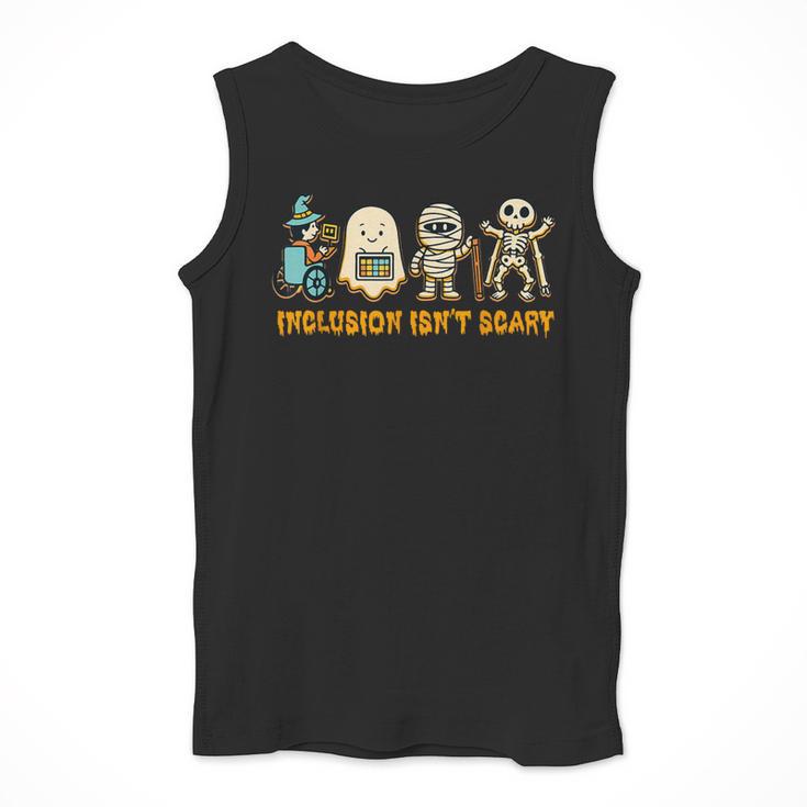 Inclusion Isn't Scary Halloween Sped Teacher Women Men Men Tank Top, funny design Inclusion Isn't Scary Halloween Sped Teacher Women Men Men Tank Top, funny design