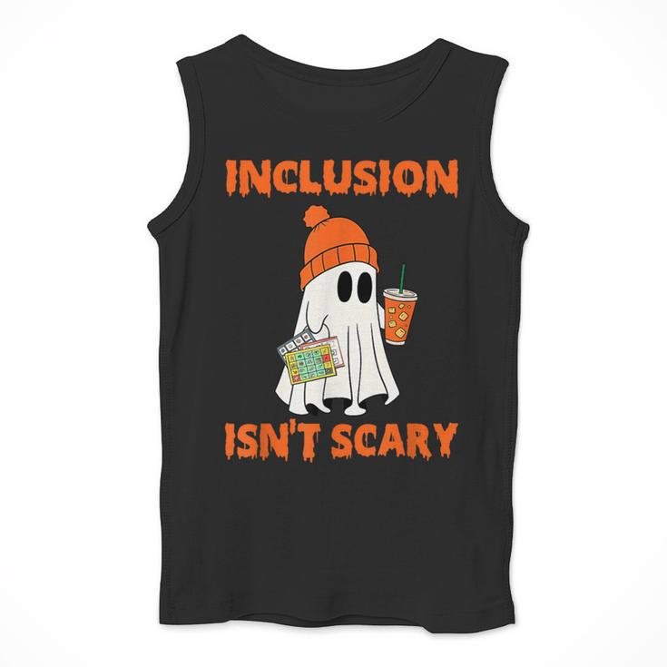 Inclusion Isn't Scary Shirt Halloween SLP Sped Teacher Men Tank Top, funny design Inclusion Isn't Scary Shirt Halloween SLP Sped Teacher Men Tank Top, funny design