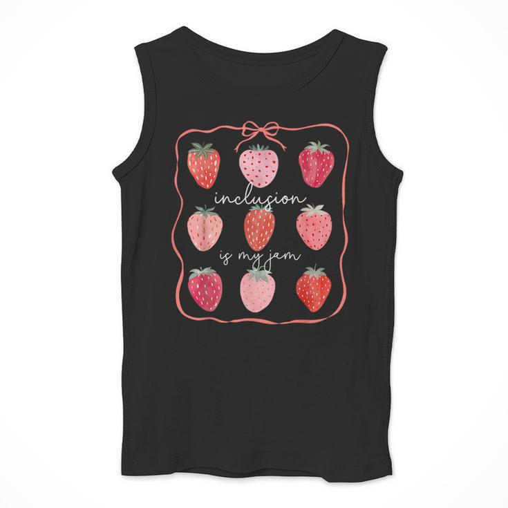 Inclusion Is My Jam Special Education Teacher Autism SPED Men Tank Top, funny design Inclusion Is My Jam Special Education Teacher Autism SPED Men Tank Top, funny design