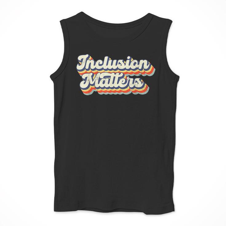 Inclusion Matters Special Education Sped Teacher Vintage Men Tank Top, funny design Inclusion Matters Special Education Sped Teacher Vintage Men Tank Top, funny design