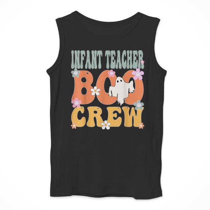 Infant Teacher Boo Crew Ghost Groovy Halloween For Women Men Tank Top, Groovy Teacher Gifts, funny design