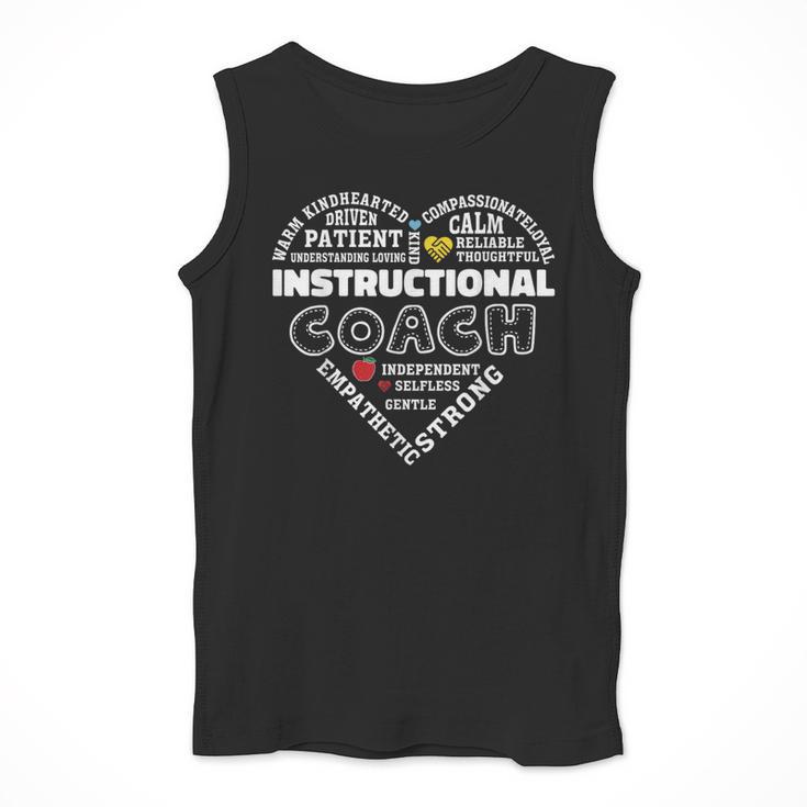 Instructional Coach Heart Teachers Appreciation Men Tank Top, funny design Instructional Coach Heart Teachers Appreciation Men Tank Top, funny design