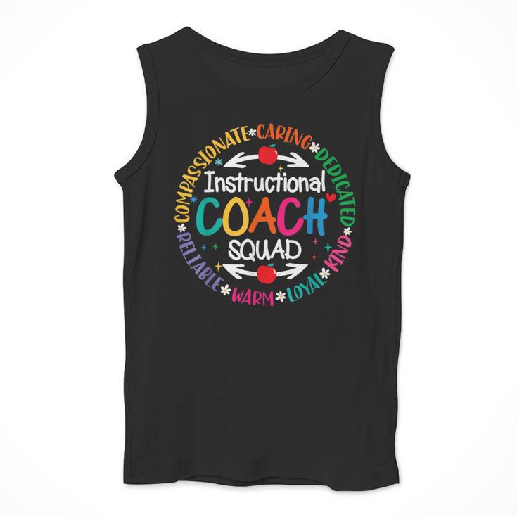 Instructional Coach Squad Teacher Assistant Support Team Men Tank Top, funny design Instructional Coach Squad Teacher Assistant Support Team Men Tank Top, funny design