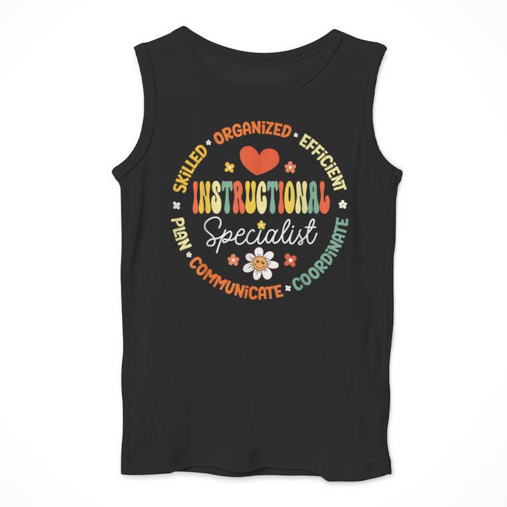 Instructional Specialist School Cute Academic Teacher Men Tank Top, funny design Instructional Specialist School Cute Academic Teacher Men Tank Top, funny design
