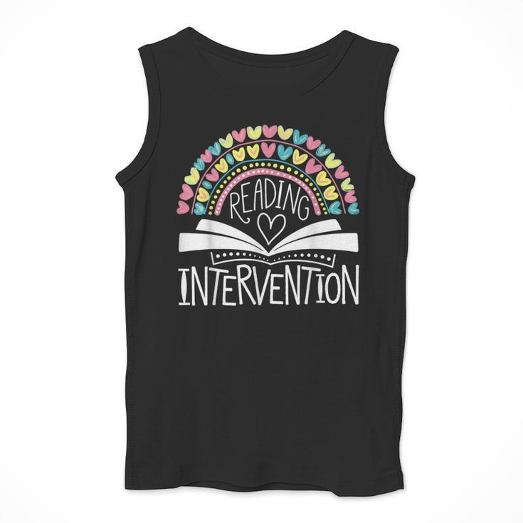Intervention Teacher Reading Intervention Men Tank Top, funny design Intervention Teacher Reading Intervention Men Tank Top, funny design