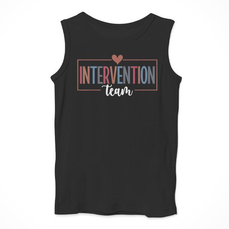 Intervention Team Best Intervention Teacher Squad Men Tank Top, funny design Intervention Team Best Intervention Teacher Squad Men Tank Top, funny design