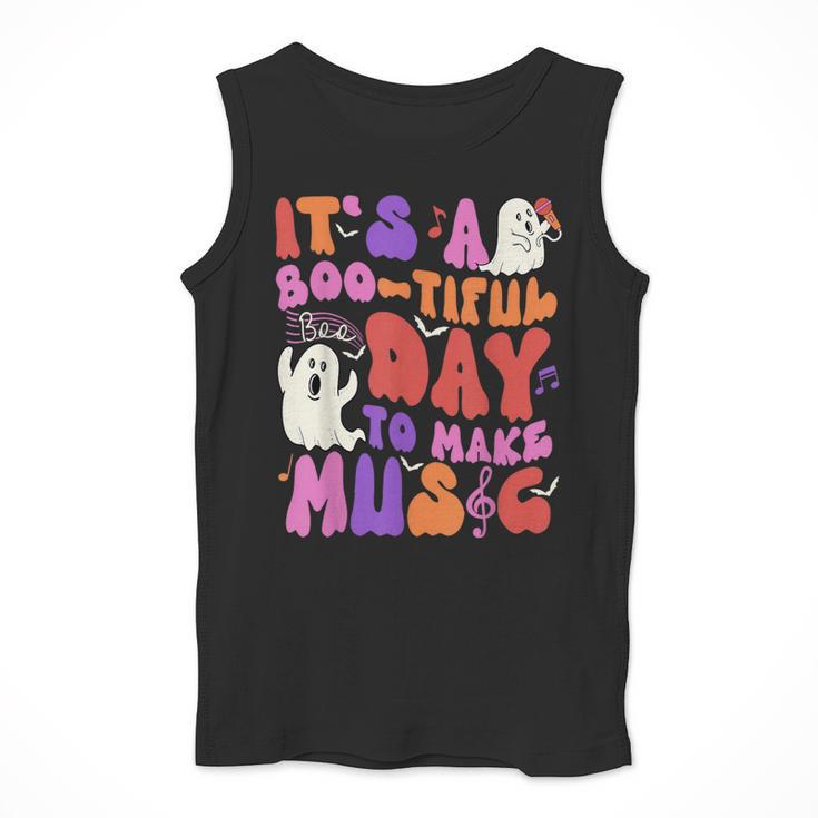 It's a Bootiful Day To Make Music Halloween Music Teacher Men Tank Top, funny design It's a Bootiful Day To Make Music Halloween Music Teacher Men Tank Top, funny design