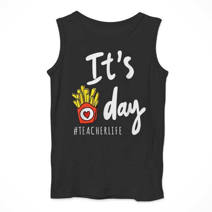 It's Fry Day Teacher Life Men Tank Top, funny design It's Fry Day Teacher Life Men Tank Top, funny design