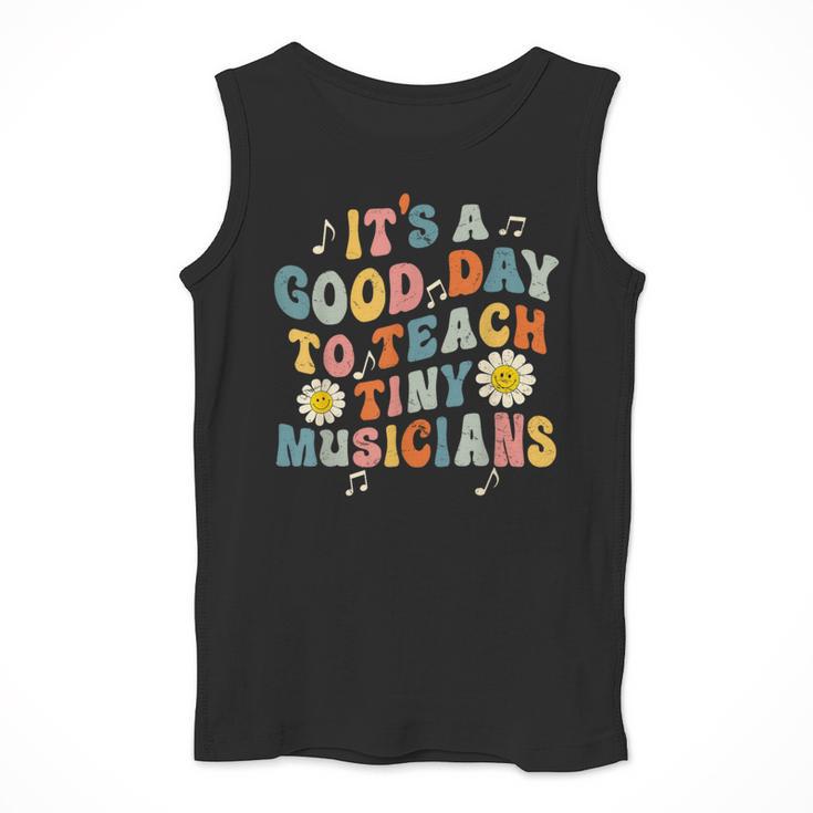 Its A Good Day To Teach Tiny Musicians Music Teacher Flower Men Tank Top, funny design Its A Good Day To Teach Tiny Musicians Music Teacher Flower Men Tank Top, funny design