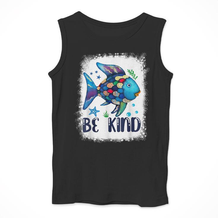 Be Kind Rainbow Fish Teacher Life Back To School Teaching Men Women Men Tank Top, funny design Be Kind Rainbow Fish Teacher Life Back To School Teaching Men Women Men Tank Top, funny design