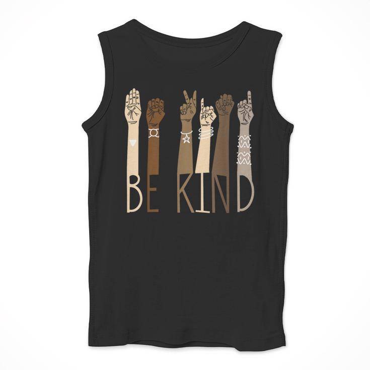 Be Kind Sign Language Hand Talking Teachers Interpreter ASL Men Women Men Tank Top, funny design Be Kind Sign Language Hand Talking Teachers Interpreter ASL Men Women Men Tank Top, funny design