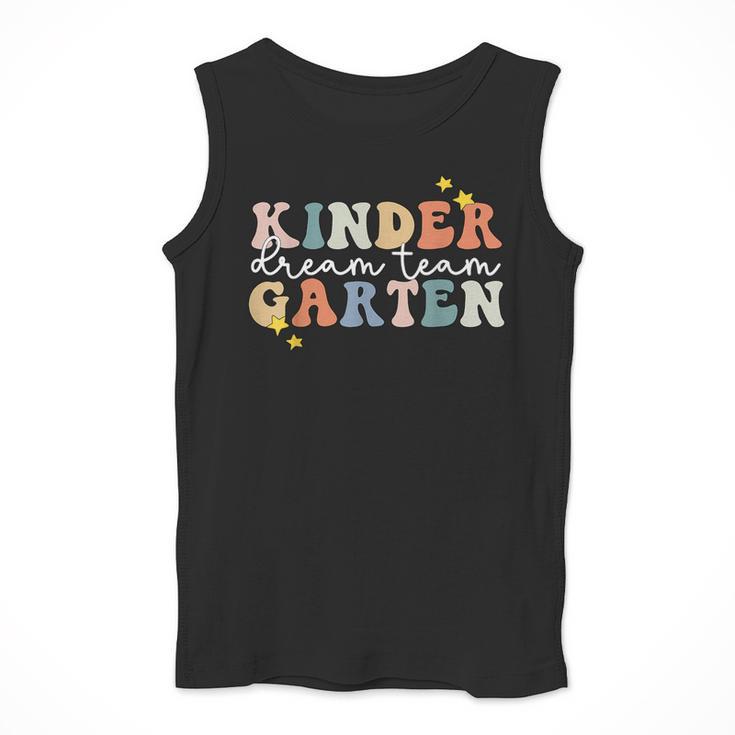 Kindergarten Dream Team Teacher Back To School Men Tank Top, funny design Kindergarten Dream Team Teacher Back To School Men Tank Top, funny design