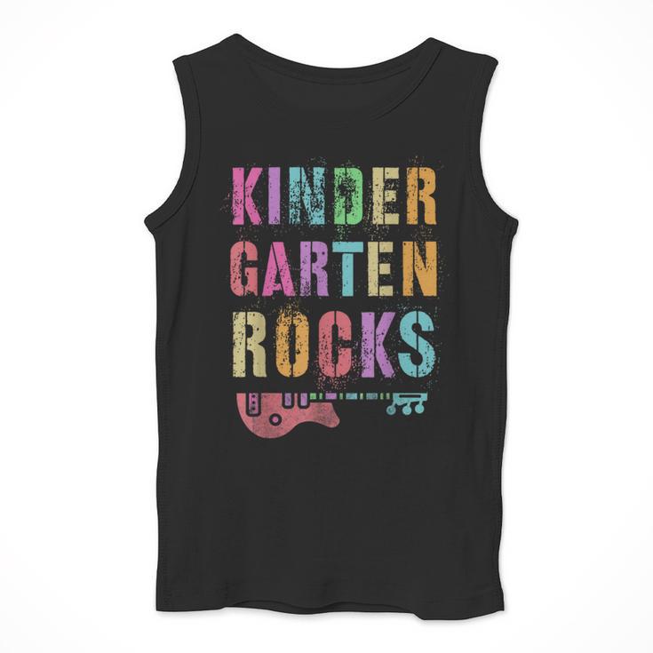 KINDERGARTEN ROCKS Teacher Crew Rock Star Kinder Team Men Tank Top, funny design KINDERGARTEN ROCKS Teacher Crew Rock Star Kinder Team Men Tank Top, funny design