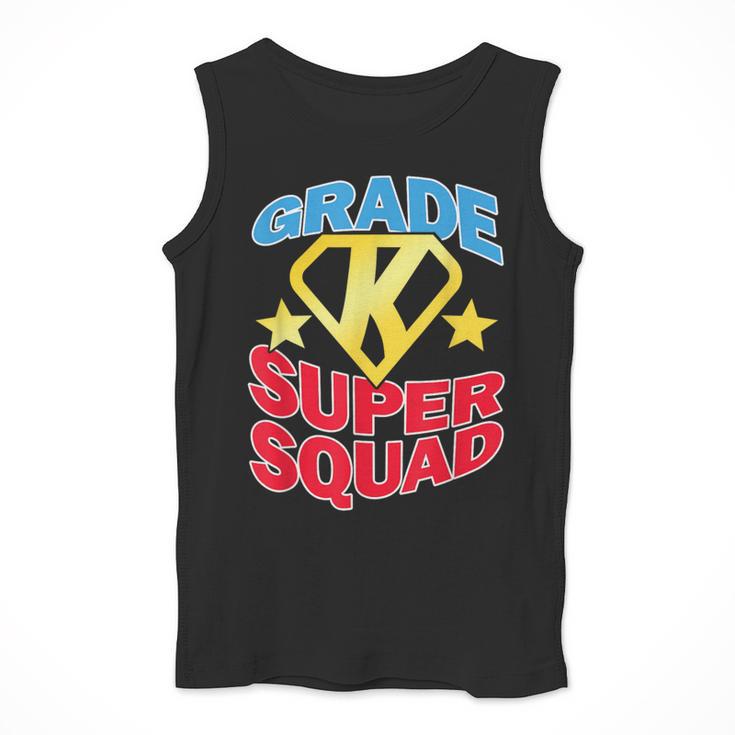 Kindergarten Super Squad Superhero Teacher Team Men Women Girls Kids Men Tank Top, Super Teacher Gifts, funny design Kindergarten Super Squad Superhero Teacher Team Men Women Girls Kids Men Tank Top, Super Teacher Gifts, funny design