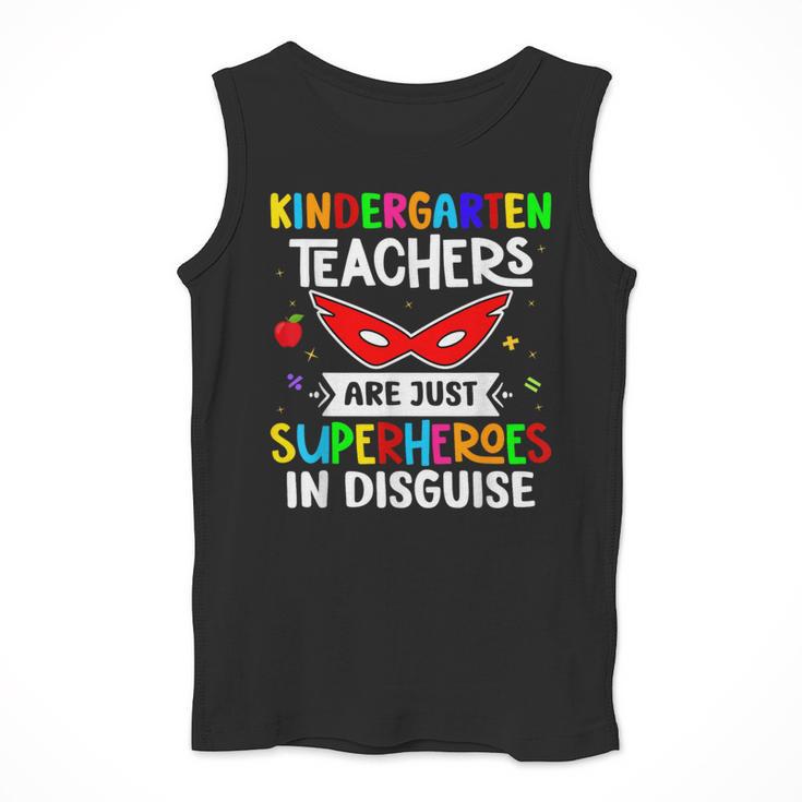 Kindergarten Teachers Are Just Superheroes In Disguise Men Tank Top, funny design Kindergarten Teachers Are Just Superheroes In Disguise Men Tank Top, funny design