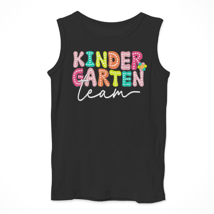 Kindergarten Team Teacher Back To School Kindergarten Squad Men Tank Top, funny design