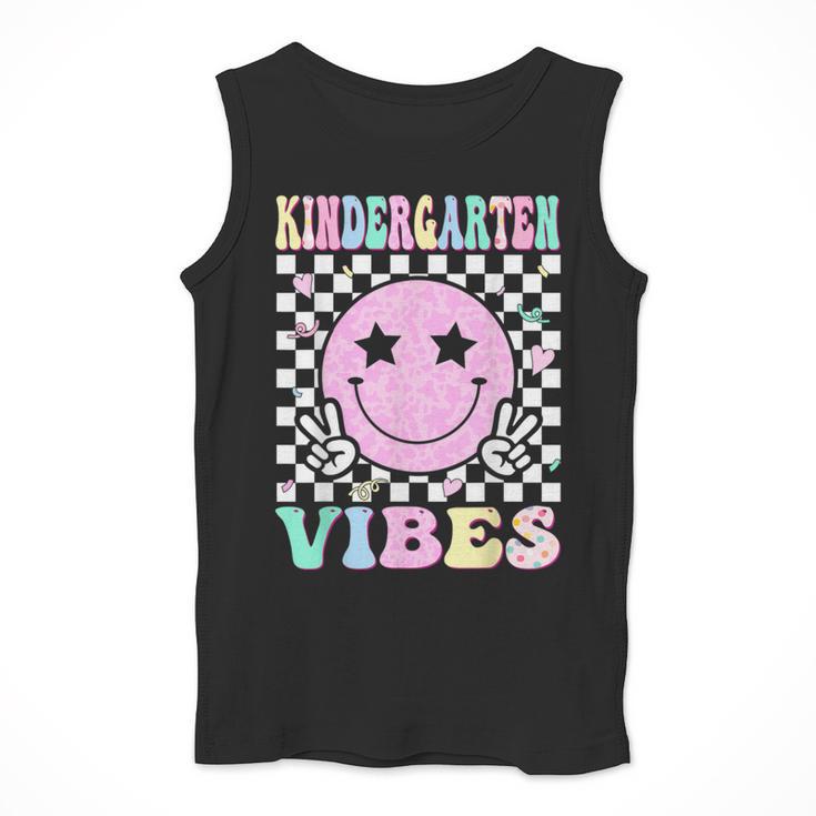 Kindergarten Vibes First Day Of School Kindergarten Teacher Men Tank Top, funny design Kindergarten Vibes First Day Of School Kindergarten Teacher Men Tank Top, funny design