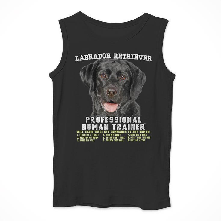 Labrador Retriever Lab Professional Human Trainer Men Tank Top, funny design