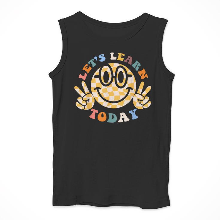 Let's Learn Today First Day Of School For Teacher Student Men Tank Top, funny design Let's Learn Today First Day Of School For Teacher Student Men Tank Top, funny design