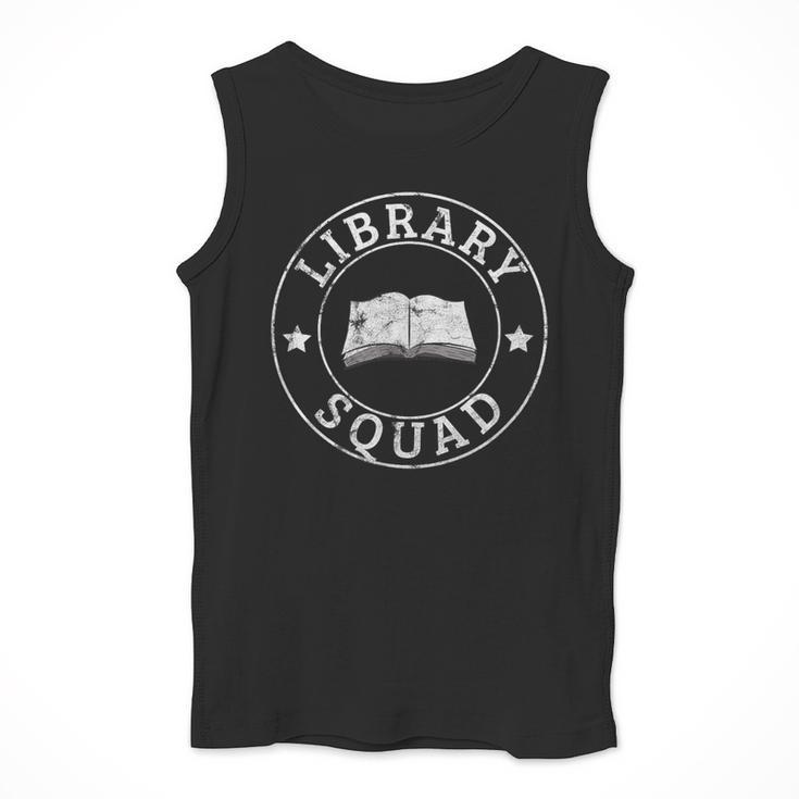 Library Squad Librarian Staff Teacher Group Matching For Men Women Men Tank Top, funny design Library Squad Librarian Staff Teacher Group Matching For Men Women Men Tank Top, funny design