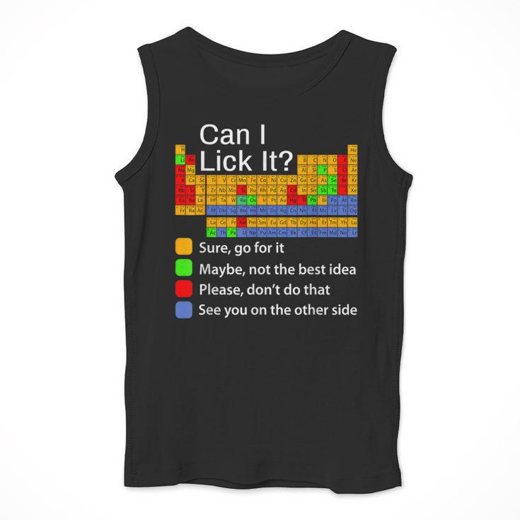 Can I Lick It Periodic Table Chemistry Teachers Men Tank Top, funny design Can I Lick It Periodic Table Chemistry Teachers Men Tank Top, funny design