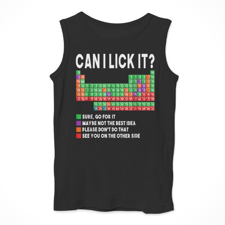 Can I Lick It Periodic Table Science Teacher Boy And Girls Men Tank Top, Science Teacher Gifts, funny design