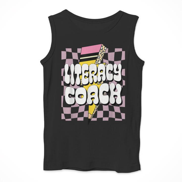 Literacy Coach Reading Specialist Facilitator Lead Teacher Men Tank Top, funny design