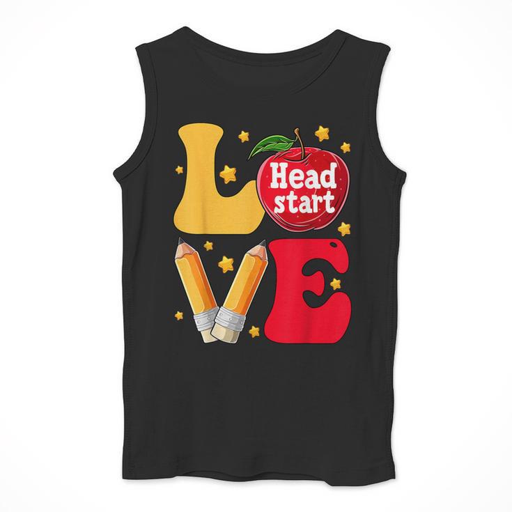 Love Headstart Head Start Teachers First Day Of School Men Tank Top, funny design Love Headstart Head Start Teachers First Day Of School Men Tank Top, funny design