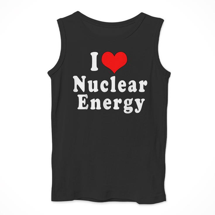 I Love Nuclear Energy School Teacher Men Tank Top, funny design