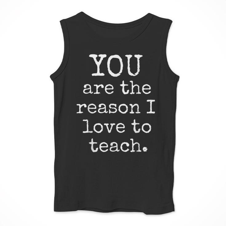 Love To Teach Positive Affirmation Kind Motivational Teacher Men Tank Top, funny design