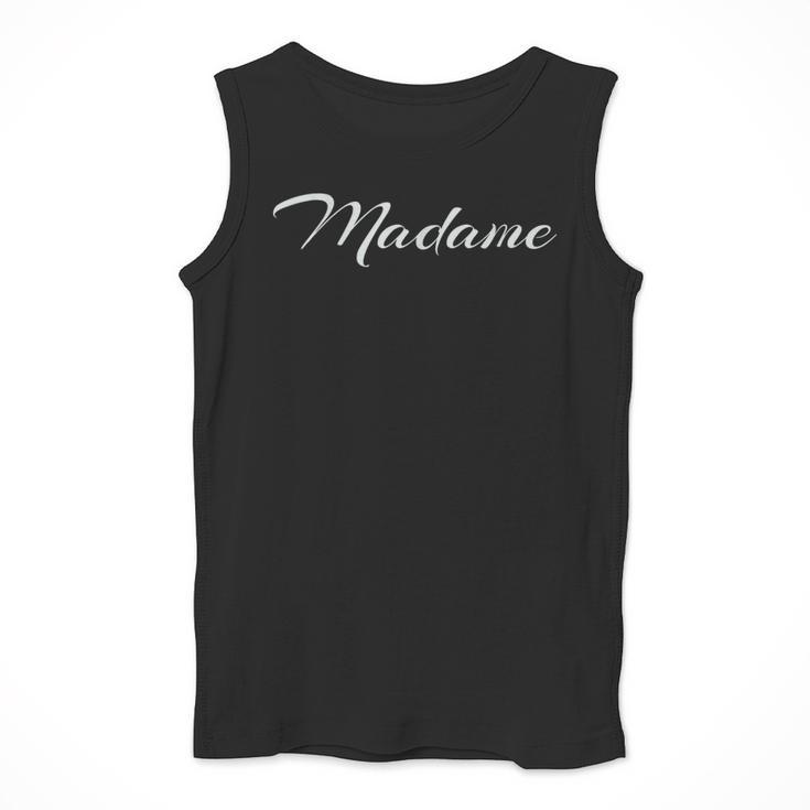 Madame French Teachers T-Shirt Men Tank Top, funny design