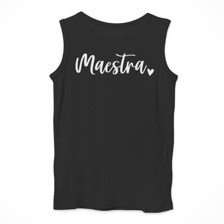 Maestra Cute Bilingual Spanish Teacher Men Tank Top, funny design Maestra Cute Bilingual Spanish Teacher Men Tank Top, funny design