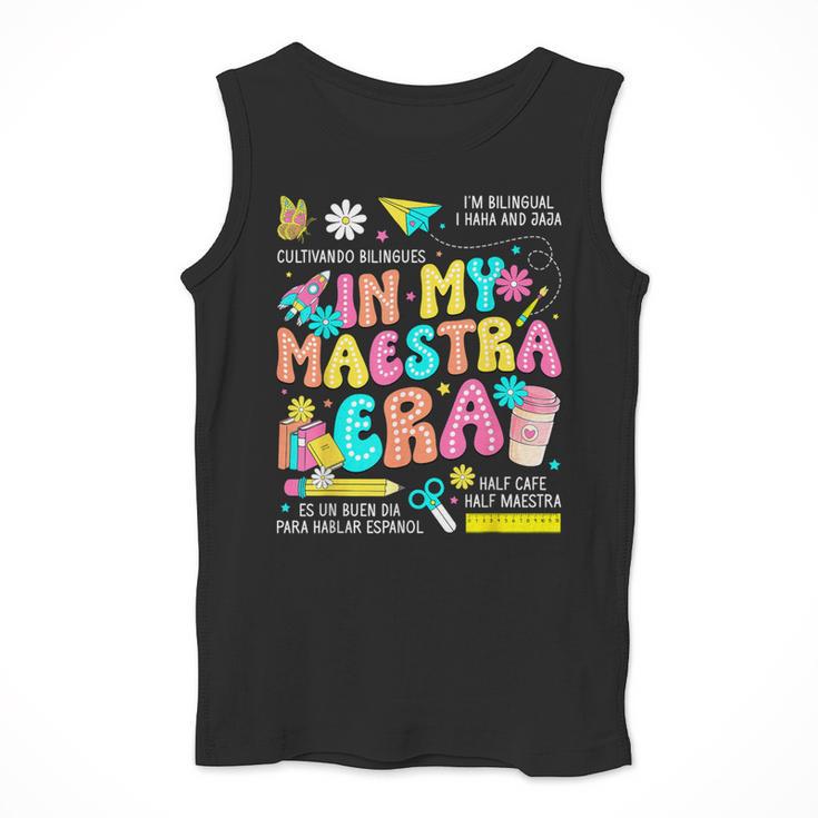 In My Maestra Era Spanish Bilingual Teacher Back To School Men Tank Top, funny design In My Maestra Era Spanish Bilingual Teacher Back To School Men Tank Top, funny design