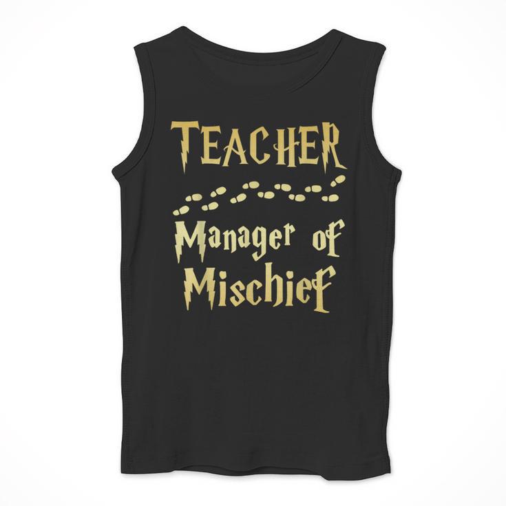 Magical Teacher Manager Of Mischief Birthday Family Party Men Tank Top, funny design Magical Teacher Manager Of Mischief Birthday Family Party Men Tank Top, funny design