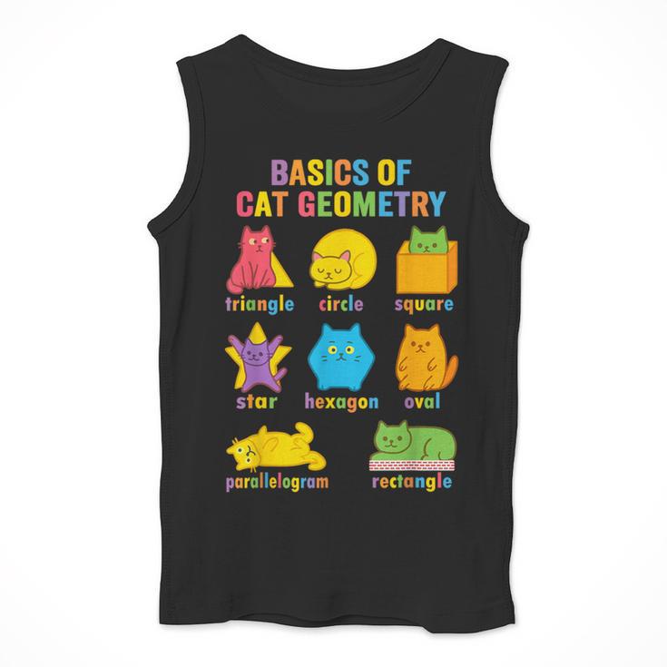 Math Cat Geometry Back To School Mathematics Teacher Men Tank Top, funny design Math Cat Geometry Back To School Mathematics Teacher Men Tank Top, funny design