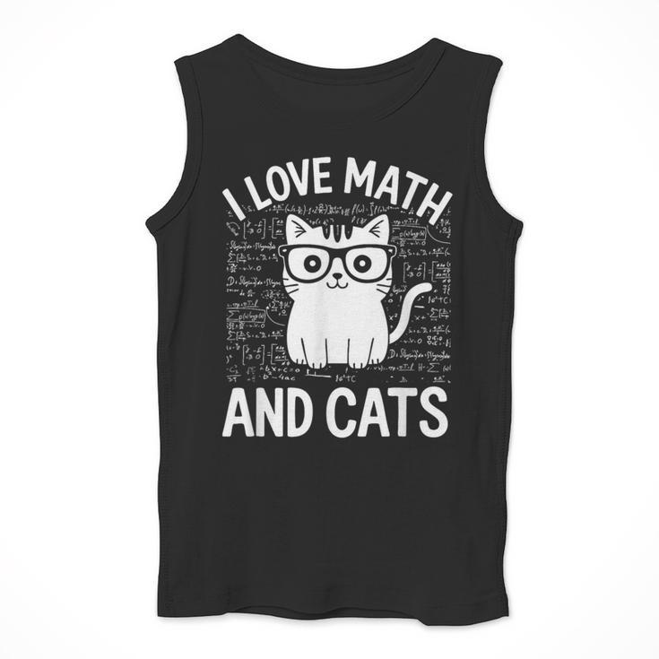Math And Cats Apparel For Teachers Students Cat Lovers Men Tank Top, funny design Math And Cats Apparel For Teachers Students Cat Lovers Men Tank Top, funny design