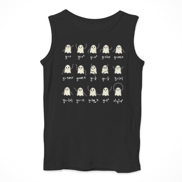 Math Dance Ghost Halloween Spooky Cute Ghost Math Teacher Men Tank Top, funny design Math Dance Ghost Halloween Spooky Cute Ghost Math Teacher Men Tank Top, funny design