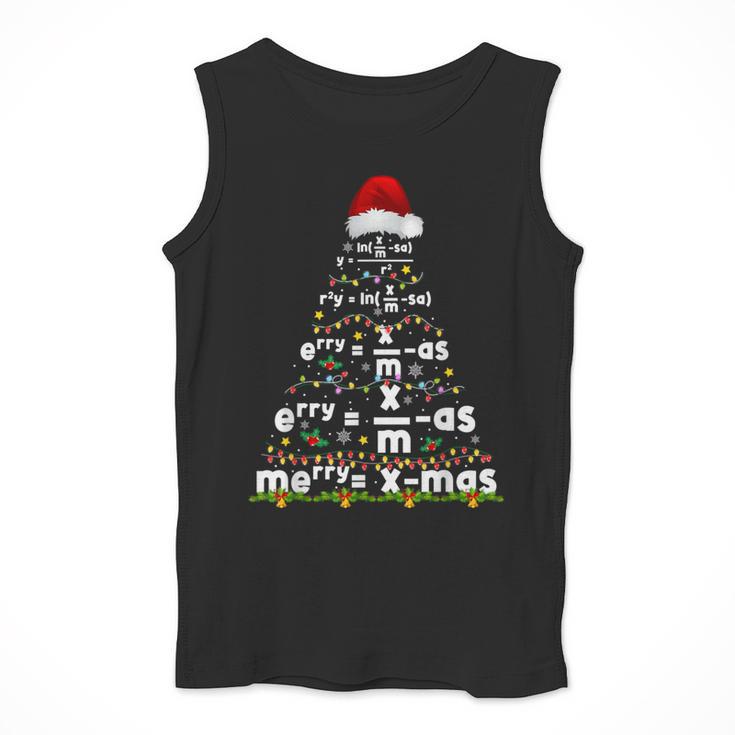 Math Equation Merry Xmas Season Teacher Christmas Tree Men Tank Top, funny design Math Equation Merry Xmas Season Teacher Christmas Tree Men Tank Top, funny design