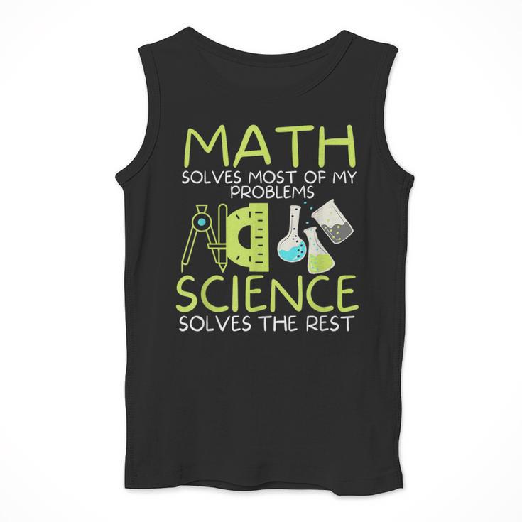 Math Solves Most Of My Problems Science Math Science Teacher Men Tank Top, Science Teacher Gifts, funny design Math Solves Most Of My Problems Science Math Science Teacher Men Tank Top, Science Teacher Gifts, funny design