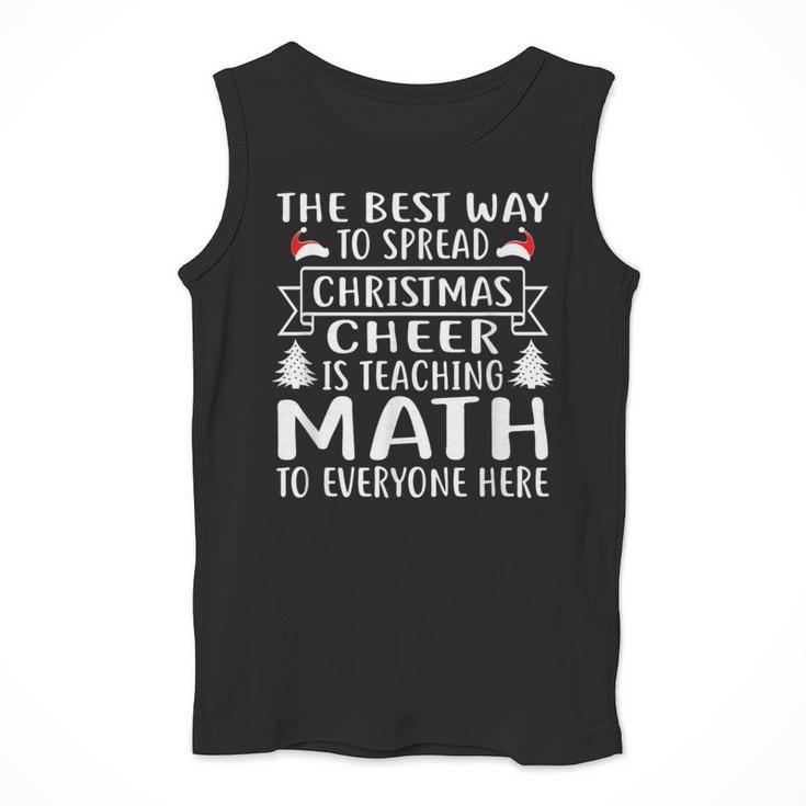 Math Teacher Christmas Mathematics Teacher Men Tank Top, funny design