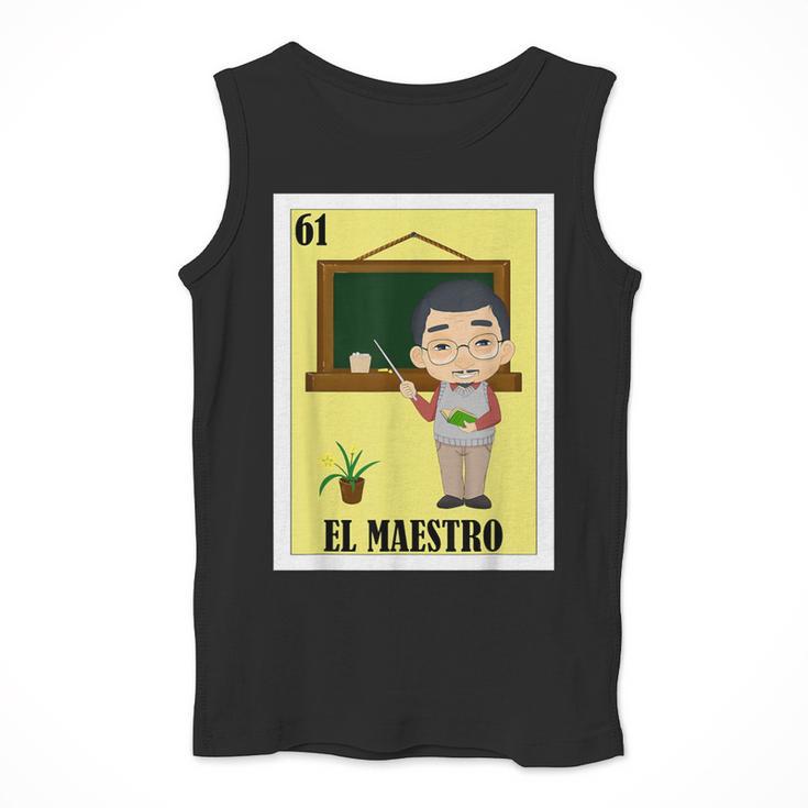 Mexican For Teachers El Maestro Men Tank Top, funny design Mexican For Teachers El Maestro Men Tank Top, funny design