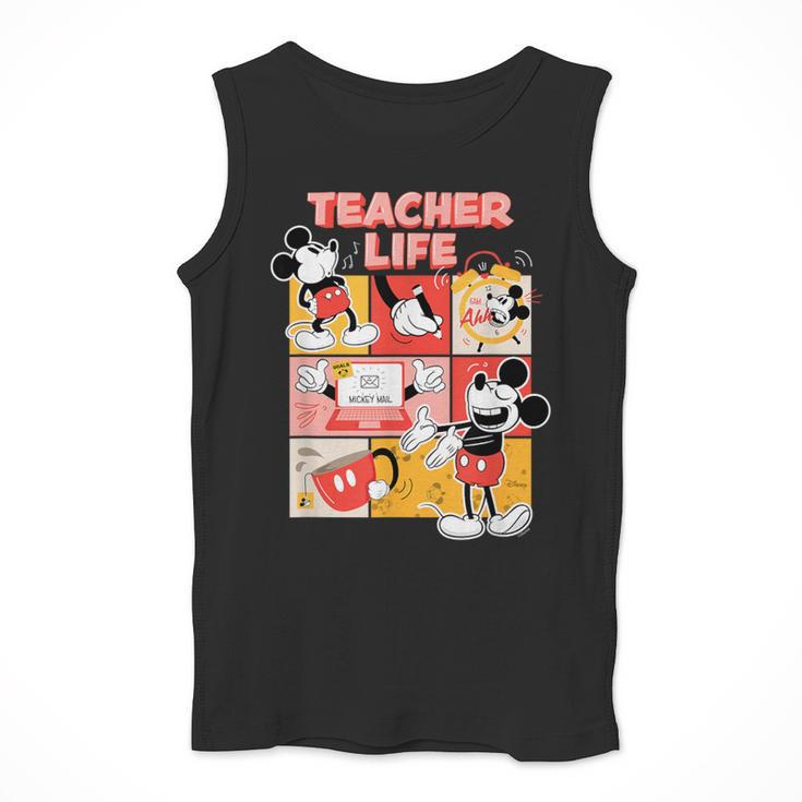 Mickey Mouse Teacher Life Men Tank Top, funny design Mickey Mouse Teacher Life Men Tank Top, funny design